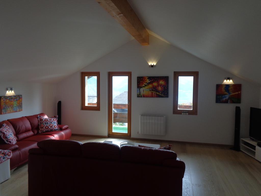 Apartament Mollens Chalet Crans-Montana Pokój zdjęcie